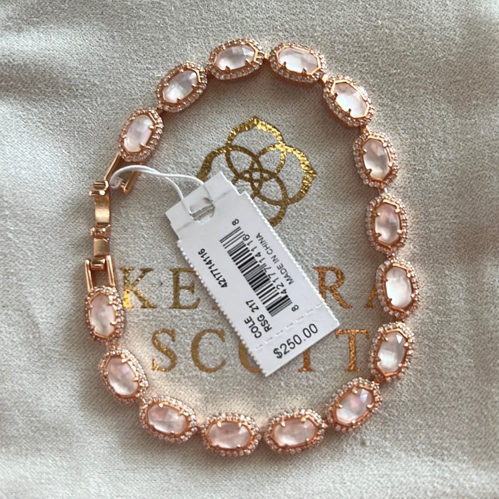 NWT Kendra Scott Cole Rose Gold
